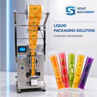 Machine automatique de remplissage et de scellage pour bâtonnets glacés, jus, boissons, sucettes glacées et emballage de sachets liquides