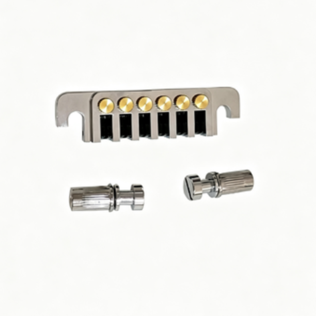 LP Guitar Flip Brass Bridge Tailpiece 100.5*26mm for Electric Guitar