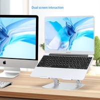 Support portable ergonomique en aluminium pour ordinateur portable de 15,6 pouces, réglable en hauteur et en angle – Offre spéciale