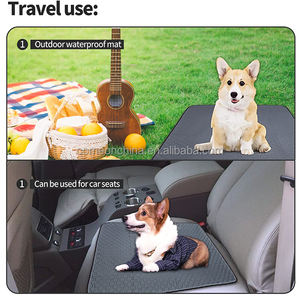 Usine Imperméable Lavable Réutilisable Écologique Gris Chien Pee Pads pour Chiens et Chiot Formation En Gros - Product Image 5