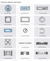 Impression personnalisée de puces NFC, étiquettes NFC, étiquettes de commentaires pop-up