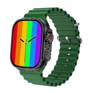 Montre connectée carrée S8ultra/S9 pour hommes et femmes, bracelet en silicone, boîtier en alliage d'aluminium, suivi d'activité, fréquence cardiaque, magnétique - Product Image 5