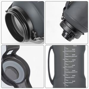 Botella de Agua Plegable de Silicona con Pajita para Adultos, Entrega Rápida - Product Image 2