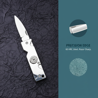 Gyro-mes EDC vouwmes roestvrij staal DIY OEM handbagage zakmes exquisiete fruitmes uitpakken express multifunctioneel