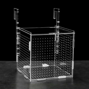 Fall Season Rectangle Acrylic <strong>Betta</strong> <strong>Tank</strong> Home Aquarium Breeding Isolation Box Double Layers Eco Friendly Plastic Rumble <strong>Fish</strong> - Product Image 6