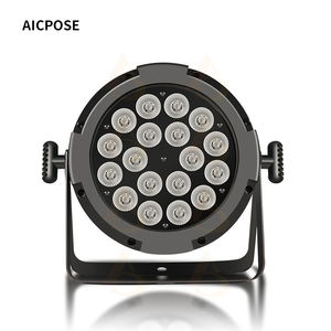 AICPOSE屋外ステージPar Dj照明18x12w Rgbw 4in1 <span class=keywords><strong>LED</strong></span>パーライトDmx512 Ip 65 - Product Image 1