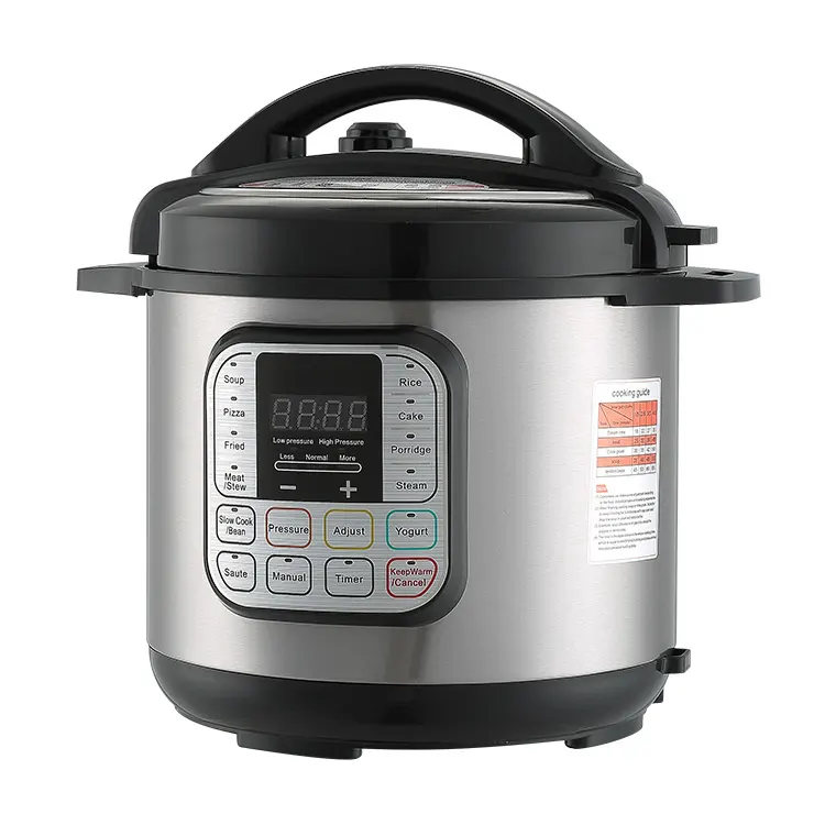 6L Multifunctional Electric Pressure Cookers Slow Cooker Yogurt Maker Fryer Steamer With Timer