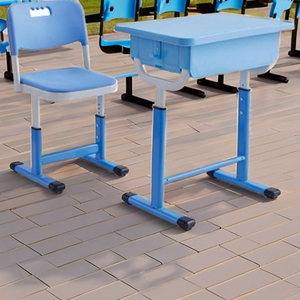 Oferta Especial: Conjunto de Escritorio y Silla Escolar SONGYE Moderno de Metal, Ajustable en Altura para Estudiantes, con 1 Año de Garantía, Modelo ST-208GD - Product Image 4