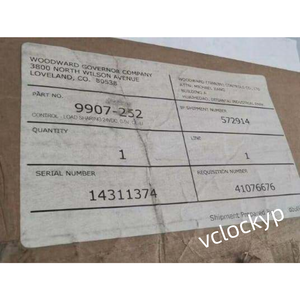 1 Módulo NUEVO WOODWARD 9907-252 Envío Rápido Vía Fedex/DHL - Product Image 1