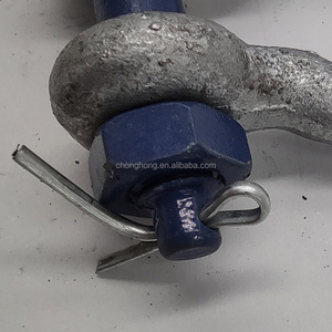 Bán buôn chúng tôi loại thép carbon cung còng 1/4 "đến 4" G2130 mạ kẽm Còng Tay H.D.G. Móc Xích Neo thả - Product Image 3