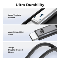 Cable USB Tipo C a UHD UNIEAN, Adaptador de Video 8K 60Hz, Conversor de Pantalla Ultra HD, Compatible con Laptop, Monitor, Proyector