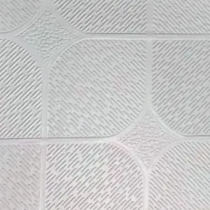 Акустический гипсовый потолок с алюминиевой фольгой сзади с облицовкой из ПВХ гипсовая потолочная плитка гипсовые потолки