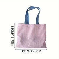 Sac en toile portable personnalisé brodé pour femmes avec fermeture ouverte, sac à bandoulière personnalisé pour les courses quotidiennes et les voyages