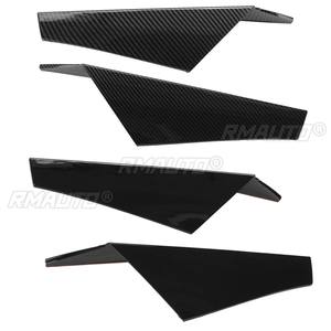 Rear for VW GOLF 8 MK8 MK VIII 2020-2021 Window Side Spoiler Canard <b>Splitter</b> Glossy Black Car Exterior Tail Wing Cover Trim <b>Lip</b> - Product Image 4