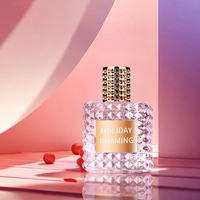 Parfum pour femme Miss Adventure, série cristal scintillant de haute qualité, vente en gros, parfum personnalisé sur mesure