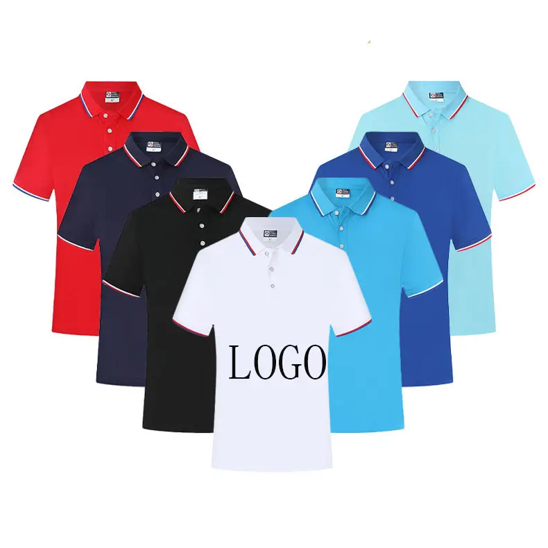 Polo de diseño para hombre, camisetas 100% de algodón, alta calidad, talla grande, con bordado personalizado elegante