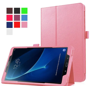 Étui pour Samsung Galaxy 2016 <span class=keywords><strong>Tab</strong></span> <span class=keywords><strong>A6</strong></span> 10.1 avec S Pen SM-P580 P585, étui pour <span class=keywords><strong>tablette</strong></span> en cuir PU, housse fine - Product Image 4