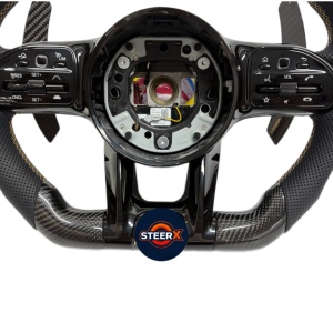 Volante de Fibra de Carbono para W117 W167 W176 W177 W203 W204 W205 W211 W212 W213 W218 C43 C63 C180 C200 C300 - Product Image 3