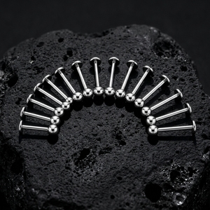 <span class=keywords><strong>Piercing</strong></span> Labret Punk Hipoalergénico de Acero Quirúrgico para Labio, Oreja y Boche, Joyería Corporal Multiusos - Product Image 3