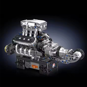 Stampo re 10206 MCL Sport Racing Car V8 modello di <span class=keywords><strong>motore</strong></span> blocchi di costruzione motorizzazione elettricamente mattoni di assemblaggio - Product Image 4