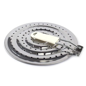 Bộ 2 Tấm Giảm Nhiệt Dày Gấp Đôi Tấm Bảo Vệ Ngọn Lửa Bộ Tản Nhiệt Bằng Thép Không Gỉ - Product Image 3