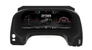 Tableau <span class=keywords><strong>de</strong></span> bord LCD 12,3 pouces, <span class=keywords><strong>compteur</strong></span> <span class=keywords><strong>de</strong></span> <span class=keywords><strong>vitesse</strong></span> <span class=keywords><strong>de</strong></span> voiture et grand écran d'instrumentation pour Prado - Product Image 3