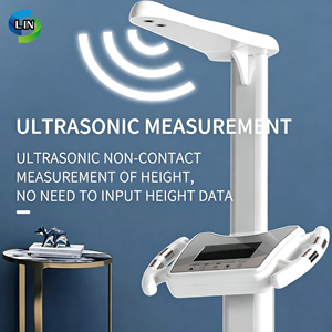 Báscula electrónica de altura y peso de 200 kg, máquina médica para medir la grasa corporal, báscula de IMC de pie para hospitales y clínicas. - Product Image 2