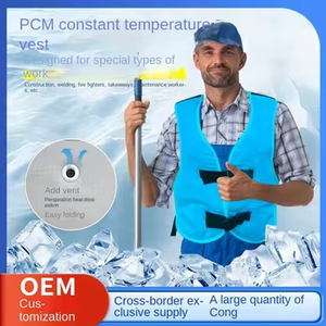 屋外テイクアウト用高温通気性アイスクールベスト物理冷却用ゲルアイスパッドベストアイスパック - Product Image 2