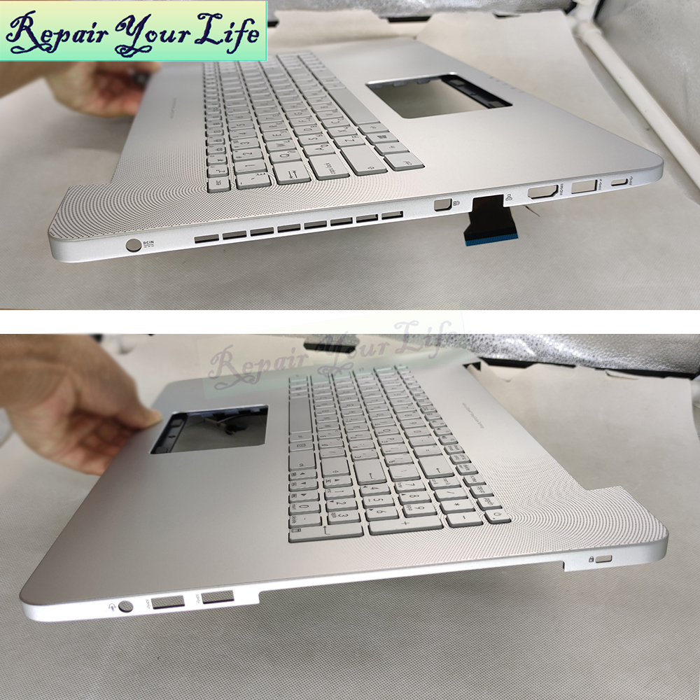 ASUS VivoBook Pro N752VX用 WBバックライトキーボード シルバー