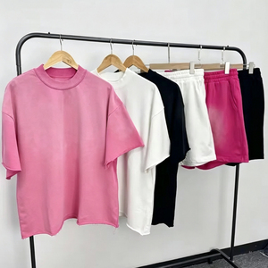 Camisetas de Alta Calidad para Hombre, Ropa Y2K, Camisetas Personalizadas de Estilo Urbano, 100% Algodón, Camisetas Vintage con Estampado de Estrellas para Hombre - Product Image 6