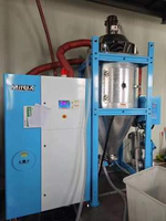Déshumidificateur centralisé Mitex 1000 à flux d'air en nid d'abeille, contrôle PLC, capacité de 1000 kg pour l'injection de plastique PET
