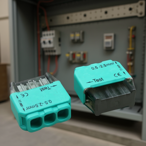 3 Pole <b>Plastic</b> Terminal <b>Block</b> 0.5-2.5mm 24A 300V Test Access - Product Image 3