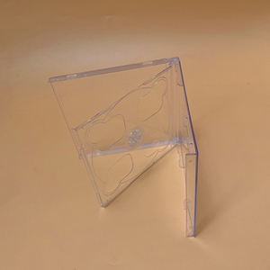 Estuche de Plástico Transparente para CD de 10.4mm, Estándar, para 2 Discos, con Bandeja Interior Doble, Impresión de Logotipo, Caja Protectora para Discos de Música, Álbumes y Películas - Product Image 5