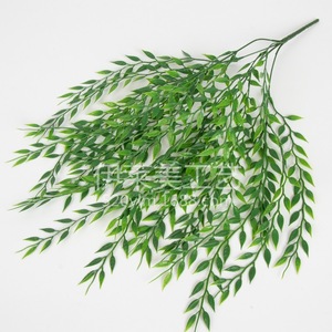 Enredaderas Artificiales de Sauce Llorón de 100cm-200cm, Hojas de Plástico Verdes, Decoración Colgante de Pared para Fondo de Boda - Product Image 3