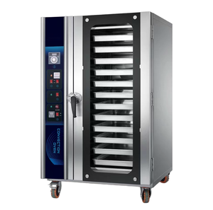 <span class=keywords><strong>Four</strong></span> à <span class=keywords><strong>pain</strong></span>/pâtisserie rotatif à gaz <span class=keywords><strong>professionnel</strong></span> <span class=keywords><strong>d</strong></span>'<span class=keywords><strong>occasion</strong></span>, 12 plateaux, modèle HGA-12, marque Baokang - Product Image 1