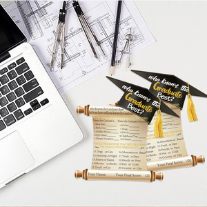 Tốt nghiệp Cung cấp Thiệp mời chúc mừng lễ kỷ niệm tốt nghiệp Thiệp mời cử nhân Thiết kế mũ - Product Image 3