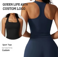 Débardeur XS Racer Back pour femme avec t-shirt élégant Aka Design Serviette double couche Broderie et Logo personnalisé Motif imprimé Y2K