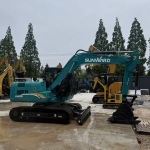 Oferta Especial: Excavadora Hidráulica Sunward SWE90E de 9t, Marca China, con Cucharón de 0.36m³, Mini Excavadora Compacta con Línea de Martillo Rompedor, En Stock - Product Image 6