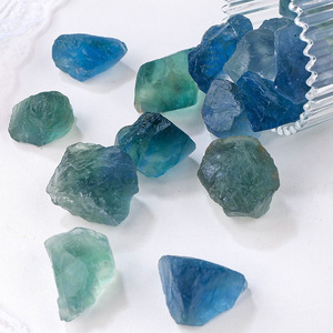 Kristal Alami Grosir untuk Reiki, Spesimen Batu Penyembuh Mentah, Fluorit Biru Mentah untuk Dekorasi - Product Image 6