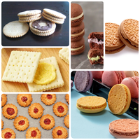Équipement de traitement automatique de la crème pour sandwichs et biscuits en acier inoxydable de qualité alimentaire, machine à sandwichs pour biscuits