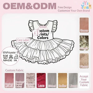 Vestido de Tul de Bailarina Rosa para Niñ<span class=keywords><strong>a</strong></span> Pequeñ<span class=keywords><strong>a</strong></span>, Vestido de Princesa con Mangas con Volantes para Fiesta de Cumpleaños, Vestido de Verano para la Noche, Ropa para Niñas de 2 <span class=keywords><strong>a</strong></span> 12 <span class=keywords><strong>A</strong></span>ños - Product Image 2