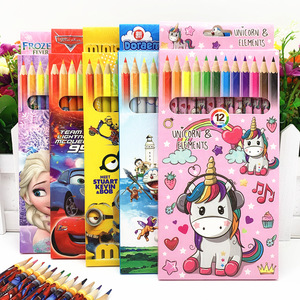 Lot <span class=keywords><strong>de</strong></span> <span class=keywords><strong>crayons</strong></span> <span class=keywords><strong>de</strong></span> <span class=keywords><strong>couleur</strong></span> à motifs <span class=keywords><strong>de</strong></span> dessins animés, plusieurs styles, pour peinture, graffiti et croquis - Product Image 4