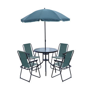 Ortable IGN eSign 6-Piece et amamping able arararoffee ututdoor able nd hair Set ITH unshade - Product Image 1