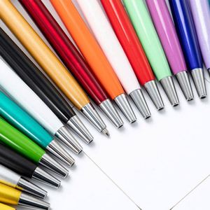 Factory Wholesale USA Mairun Custom Logo Soft Touch Slim Metal Twist Ball <b>Pen</b> Hotel Promotional Novelty <b>Pen</b> Black/Blue Ink - Product Image 3