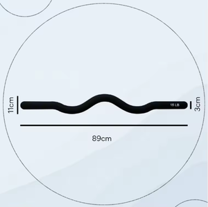 Штанга для фитнеса YiMi Custom Gym, 15 фунтов, для бодибилдинга, с нескользящим изогнутым силиконовым покрытием, экологичная, для домашнего использования, для силовых тренировок - Product Image 5