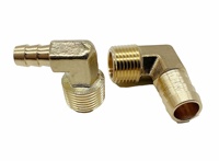 Raccord coudé rapide en laiton forgé pour tuyau, filetage mâle BSPP/BSPT, plomberie 1/2" NPT