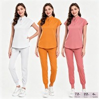 Uniforme Médico Jogger 42024LW, Cofia Desechable para Biomedicos, Uniforme Clínico Profesional al por Mayor, Camilleros Sanitarios