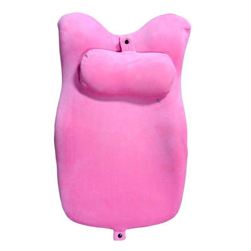 สีชมพูอ่อน / ชุด [รวมหมอน]