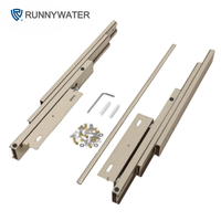 Accessoires de meubles modernes, rail de levage invisible pour bureau, glissière télescopique pour table, étagère pliante pour table à manger, lit, cuisine, chambre à coucher