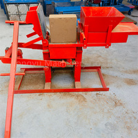 Machine à mouler des briques d'argile de six pouces, machine à briques manuelle, briques d'argile pressées à la main